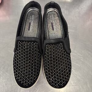 Skechers Street Air Cooled Memory Foam Slip On Shoes Studs Rhinestones Size 11